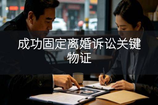成功固定离婚诉讼关键物证
